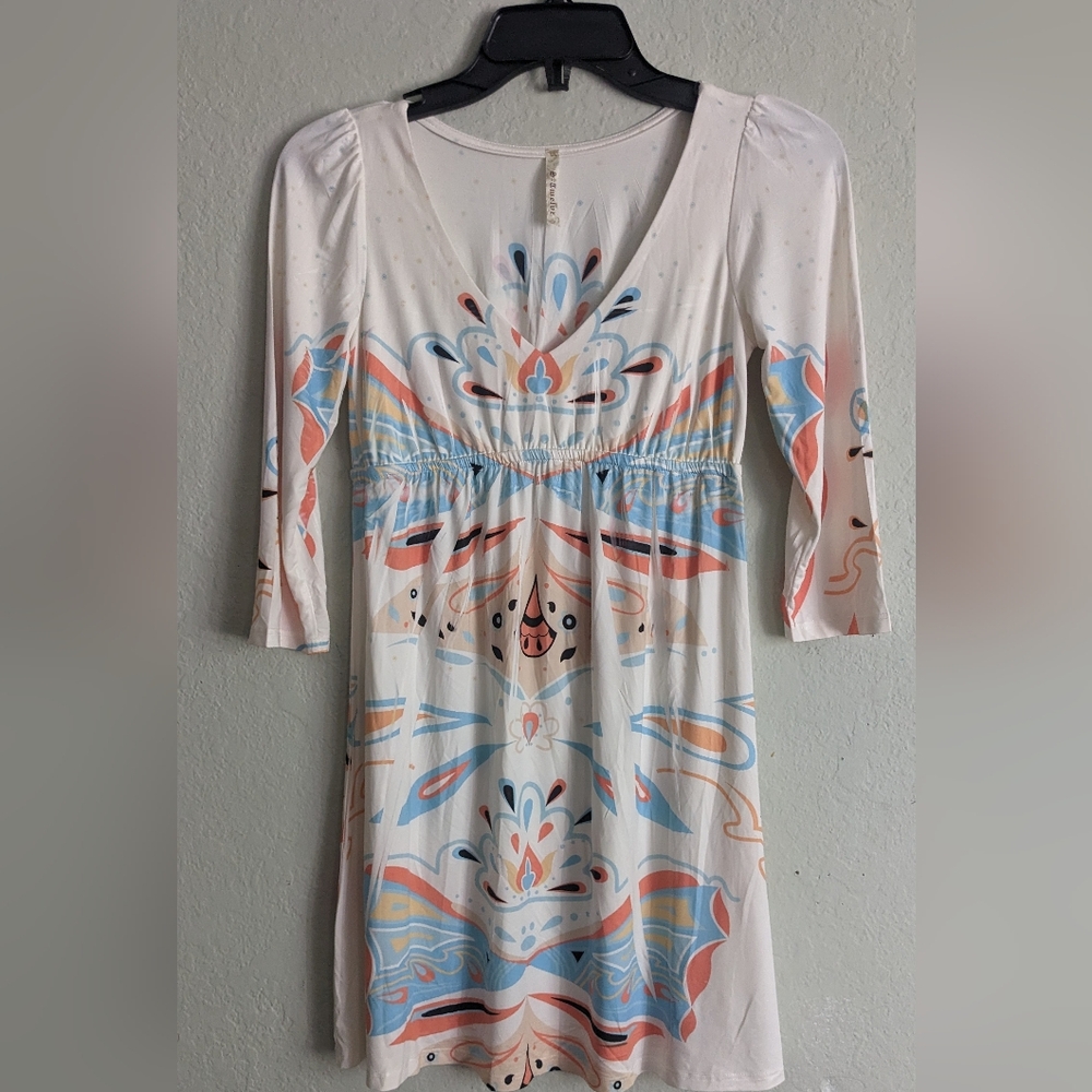 Sublimation Long Sleeve Mini  Dress